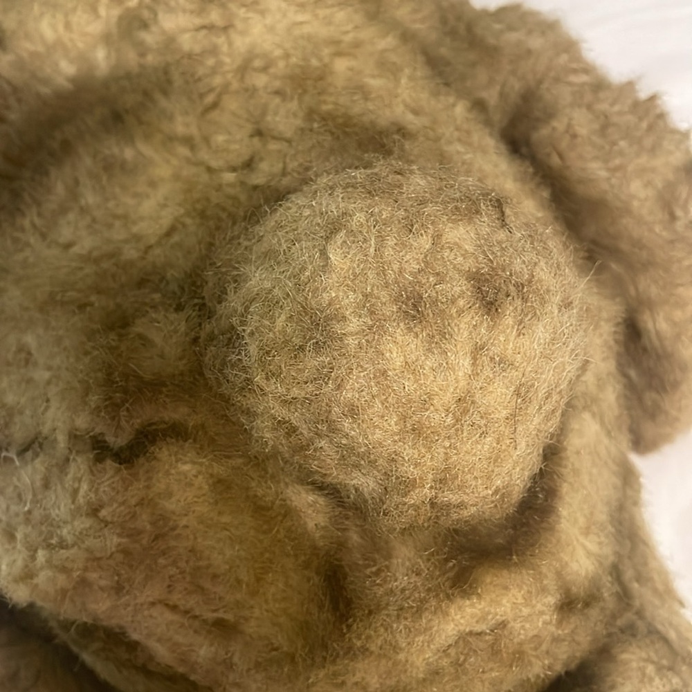 13" VINTAGE BABY BROWN TEDDY BEAR STUFFED ANIMAL PLUSH TOY - Picture 8 of 8